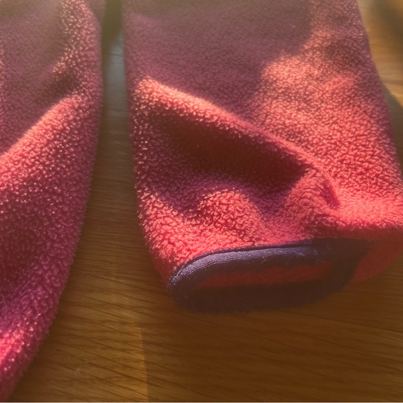 Patagonia 1990 vintage Pink and purple snap t Fleece men’s medium - Picture 4 of 8